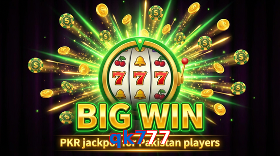 Big win animation on Qk777 slot game
